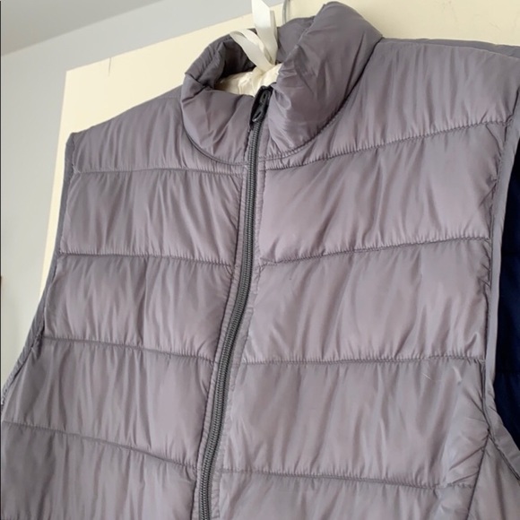Kohl's Jackets & Coats Gray Zipper Puffer Vest W Pockets Poshmark